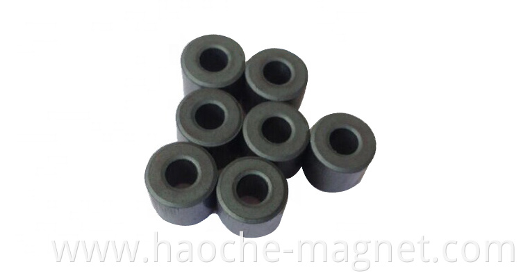 Customized Submersible Pump 4 Pole Rotor Magnet Dia 18mm Ferrite Ring Magnets